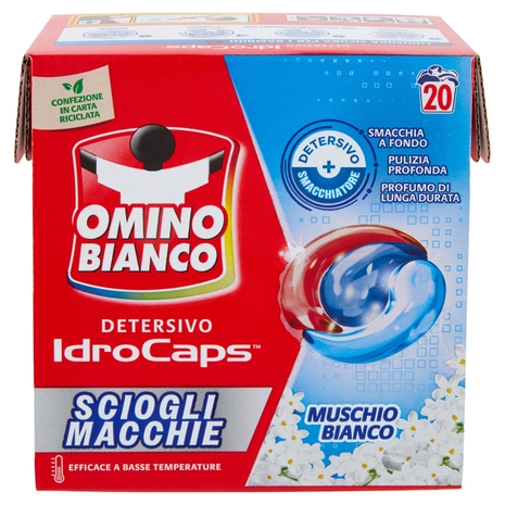 Onmino Bianco Detersico IdroCaps 20 caps 380 ml
